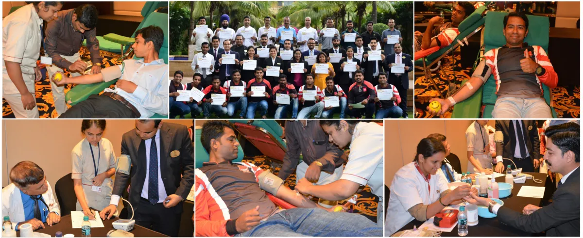 Blood donation camp at Della